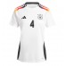 Germany Jonathan Tah #4 Replica Home Shirt Euro 2024 Short Sleeve